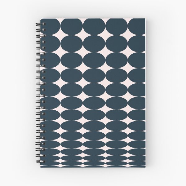 Aperçu de l'œuvre Retro Round Pattern - Dark Blue créée et vendue par technicolorable_art.