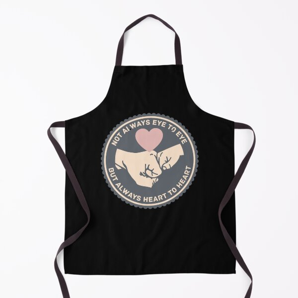 Item preview, not always eye to eye ,but always heart to heart designed and sold by amy greaves.