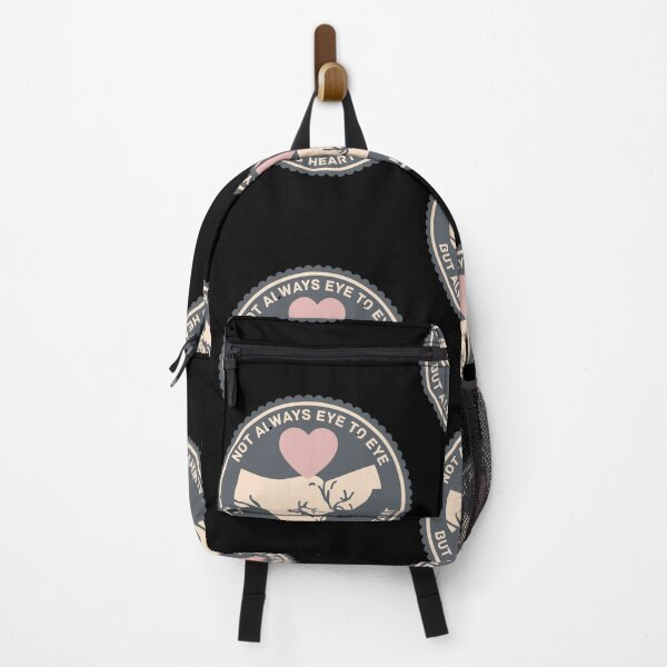 Item preview, not always eye to eye ,but always heart to heart designed and sold by amy greaves.