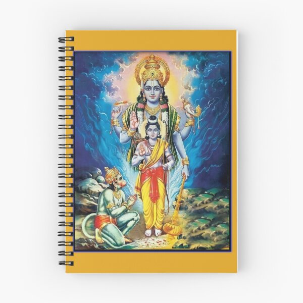 Item preview, Divine image of our supreme  Lord Narayana ji ,Lord Shri Ram ji along with lord hanuman ji - taking who`s name is the ultimate goal of our life to attain peace and prosperity. . designed and sold by aruvanita.