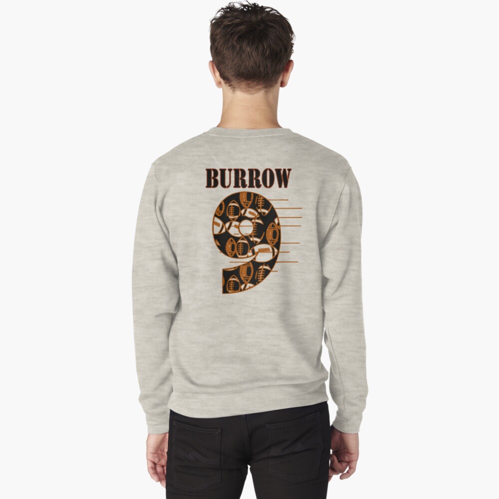 Joe Burrow Sweatshirt, Burr Oh Burrow Bengals Crewneck Short Sleeve