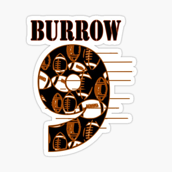 Joe Burrow CIN #9 - Cincinnati Bengals - Sticker