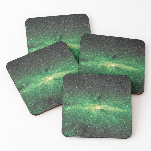 Item preview, Abstract astronomy deep universe space - green starry space night designed and sold by Long Exposure.