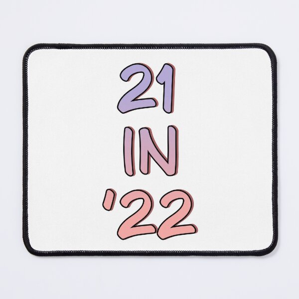 Item preview, 21 in 22 est 2001 | 21st Birthday | Turning 21 in 2022 | 21st Birthday Gift designed and sold by Violet Treasures.