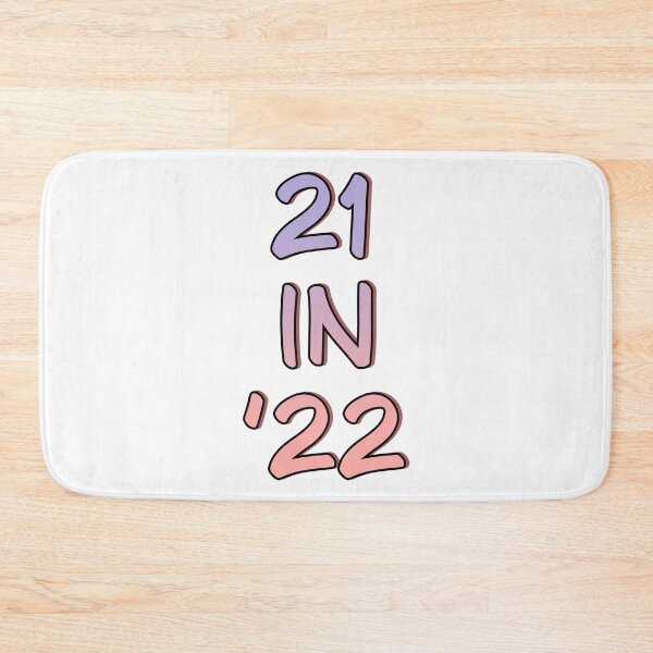 Item preview, 21 in 22 est 2001 | 21st Birthday | Turning 21 in 2022 | 21st Birthday Gift designed and sold by Violet Treasures.