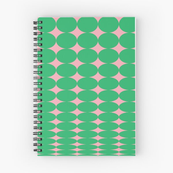 Aperçu de l'œuvre Retro Round Pattern - Green Pink créée et vendue par technicolorable_art.
