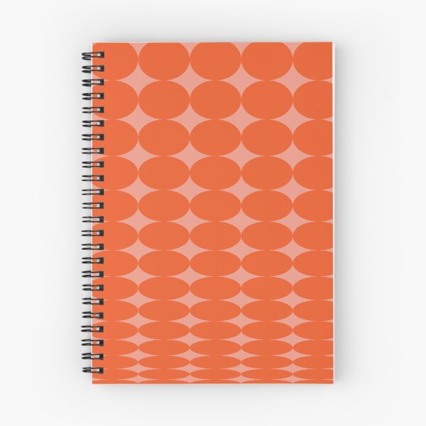 Aperçu de l'œuvre Retro Round Pattern - Orange Pink créée et vendue par technicolorable_art.