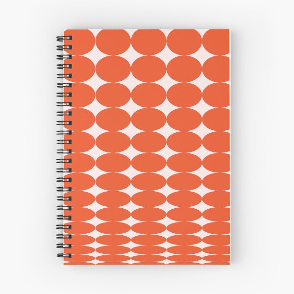 Aperçu de l'œuvre Retro Round Pattern - Orange créée et vendue par technicolorable_art.