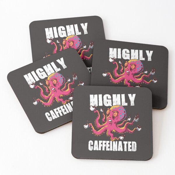 Item preview, Highly Caffeinated Octopus Art designed and sold by MrEddie10.