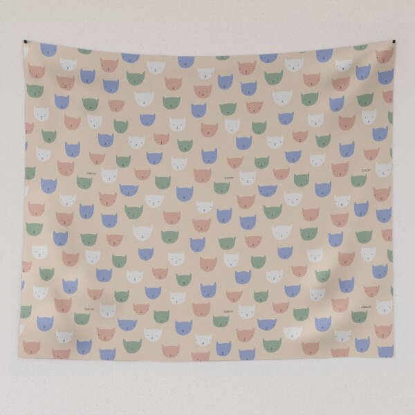 Item preview, Sprinkle cats Pink background designed and sold by ToveNordqvist.