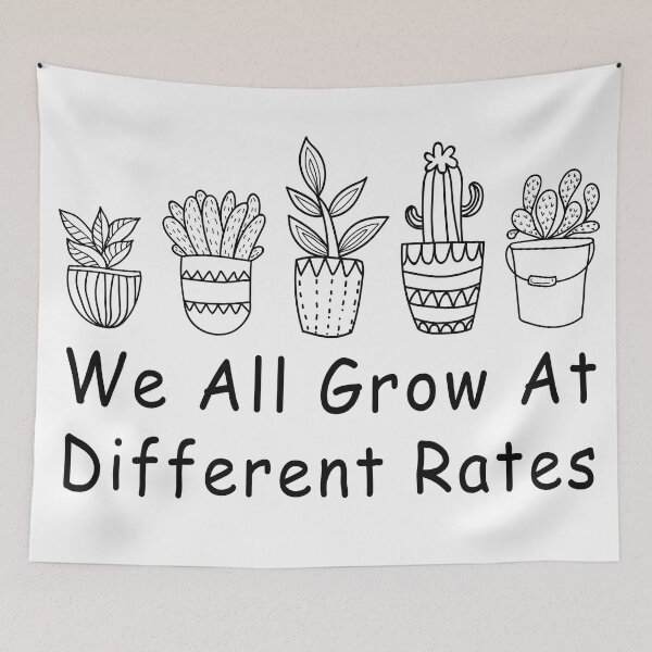 Item preview, we All Grow At Different Rates Teacher Special Education Teacher Shirt Gift For Teacher designed and sold by J-mina.