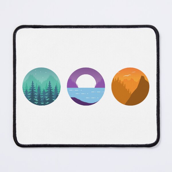 Item preview, Triple Iconic Nature View designed and sold by NekoAviatrix.
