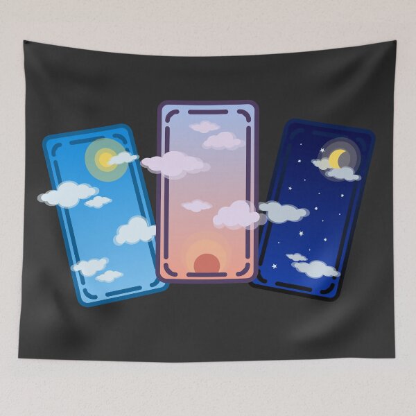 Item preview, Cards - Day, Night, Sunset/Dawn designed and sold by TheQuirkySide.