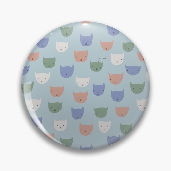 Item preview, Sprinkle cats Blue background designed and sold by ToveNordqvist.