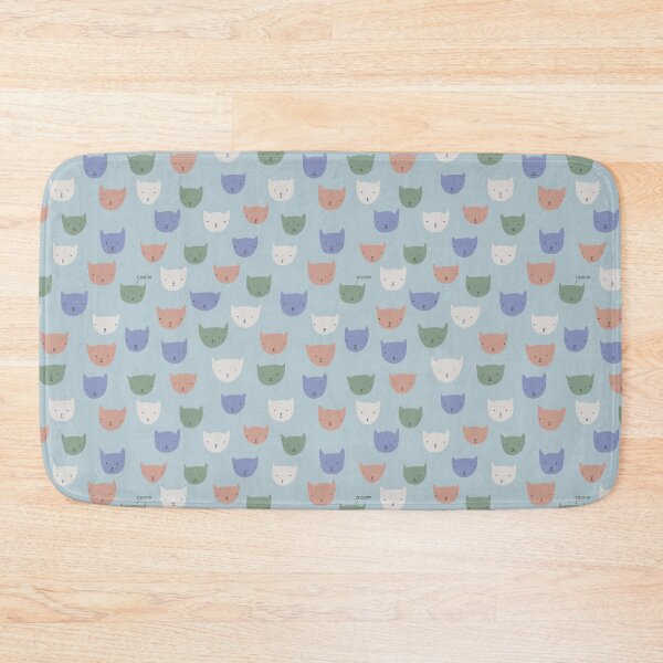 Item preview, Sprinkle cats Blue background designed and sold by ToveNordqvist.