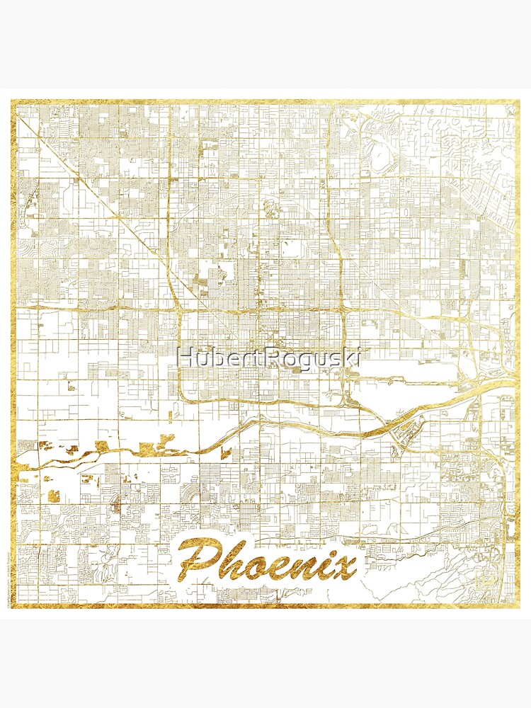 Phoenix Map Gold by HubertRoguski