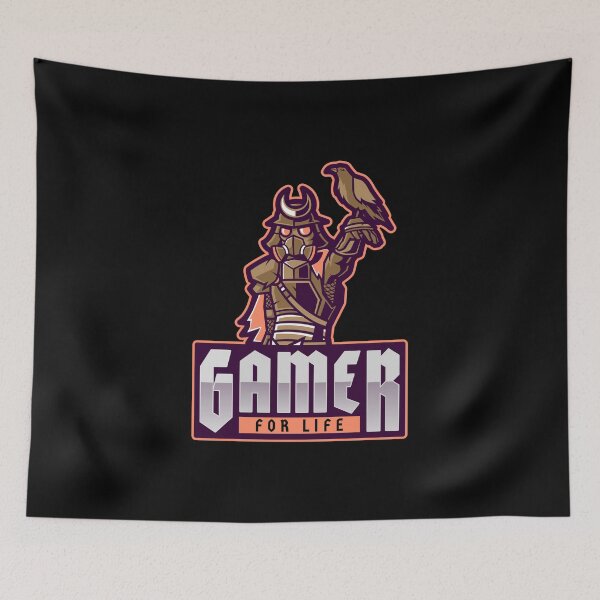 Item preview, Gamer for Life with Samurai designed and sold by PRIVARSHU.