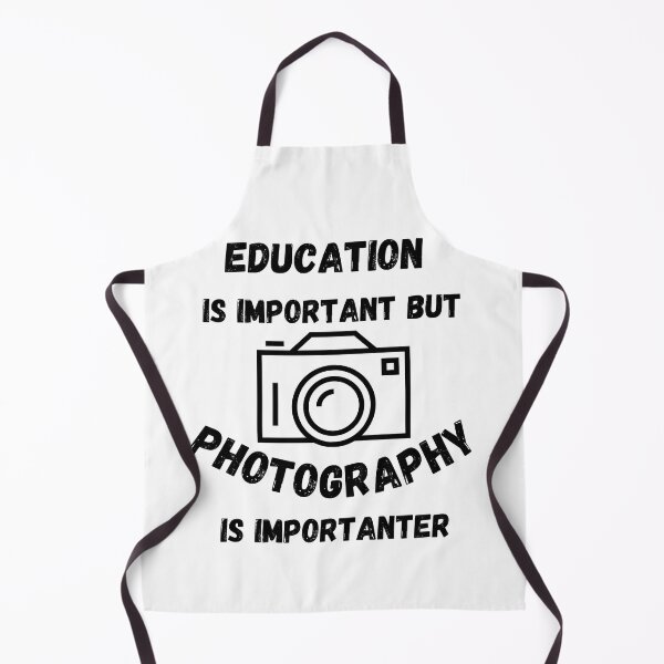 Item preview, Education Is Important But Photography Is Importanter designed and sold by LuckyKermit.