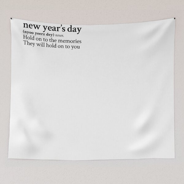 Item preview, New Year's Day by Taylor Swift designed and sold by StickTheSong.