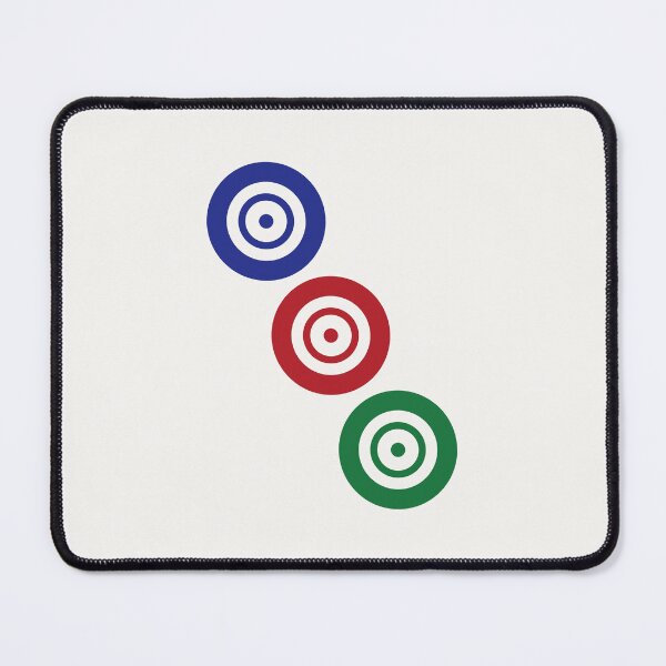 Item preview, Three Circle Wheel Dot San Tong 筒 Tile. It's Mahjong Time! designed and sold by teeworthy.