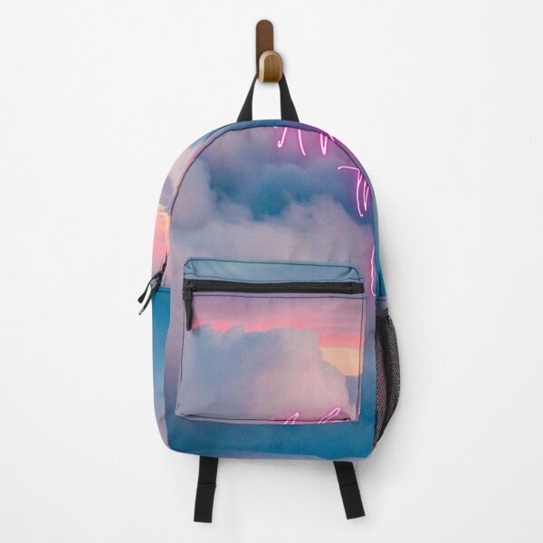 Item preview, Above the Clouds neon pink blue designed and sold by heyluckyseven.