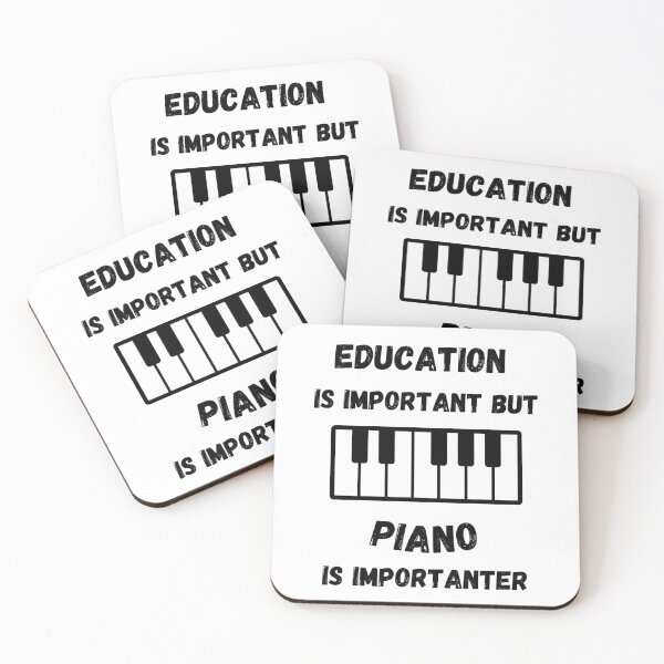 Item preview, Education Is Important But Piano Is Importanter Keyboard designed and sold by LuckyKermit.