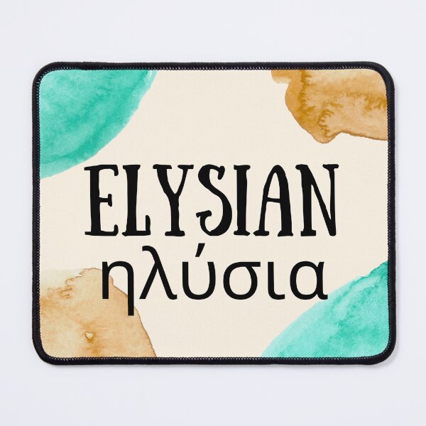 Item preview, Watercolor design with the Greek Word, Elysian  designed and sold by quinellie.
