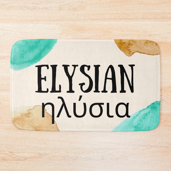 Item preview, Watercolor design with the Greek Word, Elysian  designed and sold by quinellie.