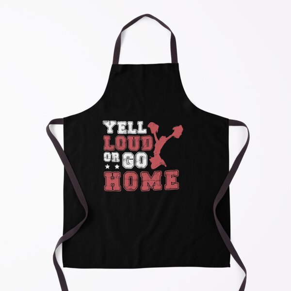 Item preview, Yell Loud Or Go Home Funny Cheerleading Megaphone designed and sold by StrongShirts.