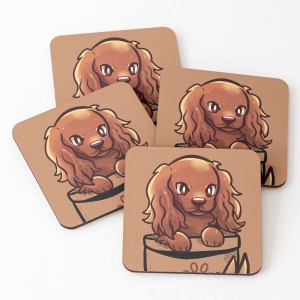Item preview, Pocket Cute Irish Setter Dog designed and sold by TechraNova.