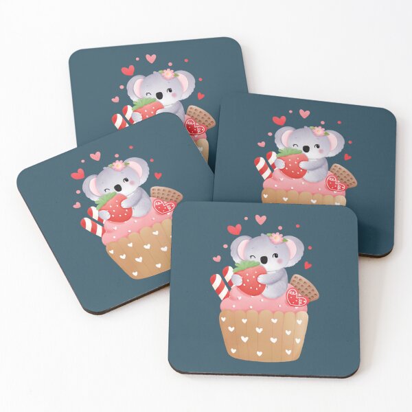 Item preview, Koala Cupcake Valentine_s  (4) designed and sold by JasiahGauge.