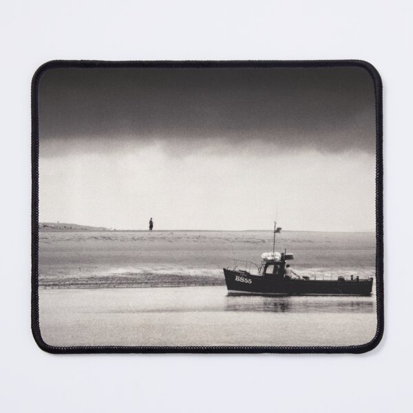 Item preview, Fishing boat returning to harbour - Conwy estuary, North Wales designed and sold by Richard Flint.