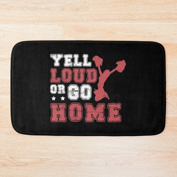 Item preview, Yell Loud Or Go Home Funny Cheerleading Megaphone designed and sold by StrongShirts.