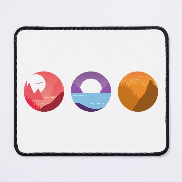 Item preview, Triple Iconic Nature View designed and sold by NekoAviatrix.