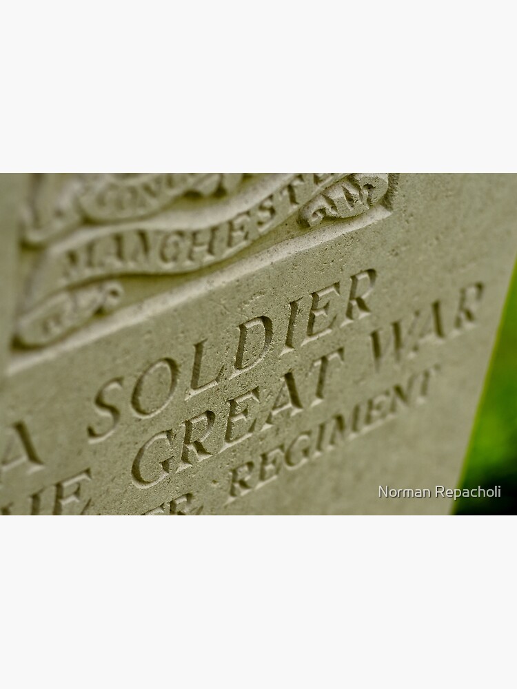 Manchester Soldier, Thiepval memorial, France by keystone