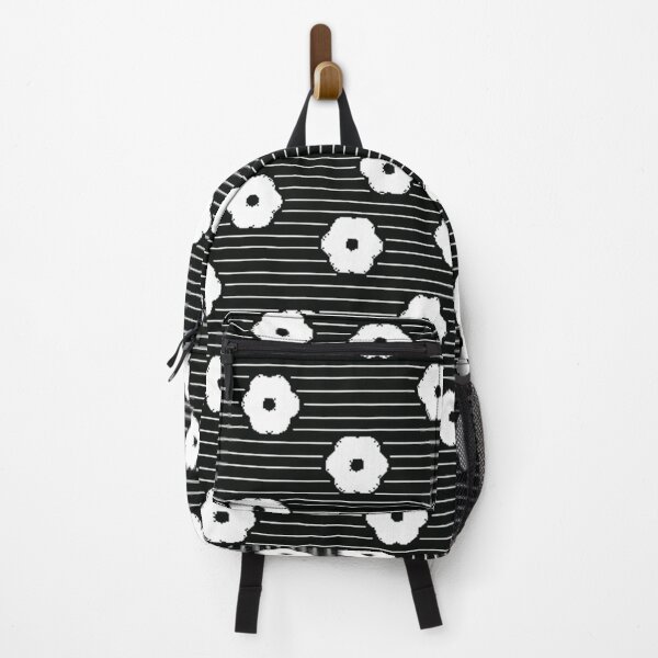 Item preview, Black swirly floral pattern designed and sold by GREENOART.