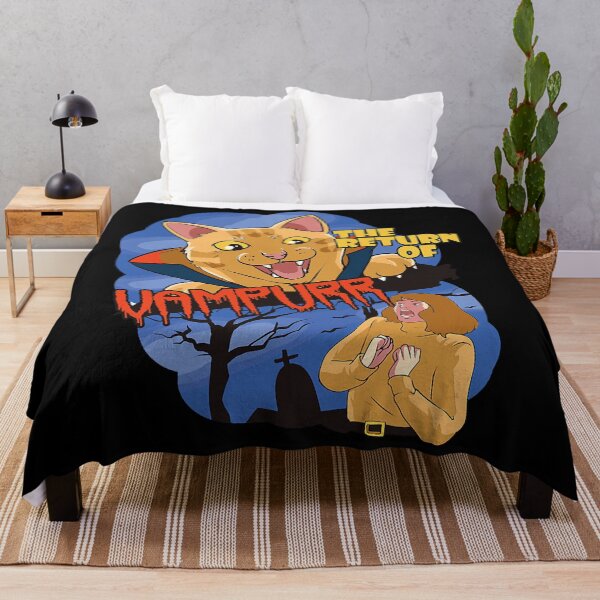 Item preview, The return of vampurr - the vampire horror cat T-Shirt designed and sold by RuleJuli.
