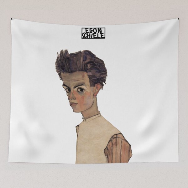 Item preview, Egon Schiele Self Portrait (1910) designed and sold by thegallerist.