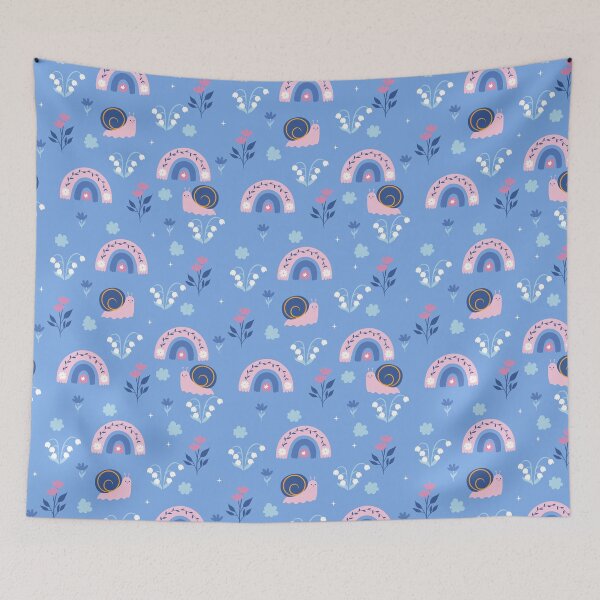 Item preview, cute snails, rainbows and flowers designed and sold by burbura.