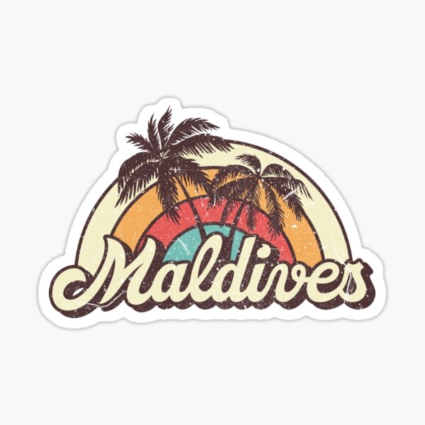 Maldives honeymoon gifts Sticker