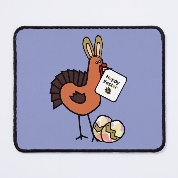 Item preview, Happy Easter Bunny Ears on Turkey designed and sold by ellenhenry.