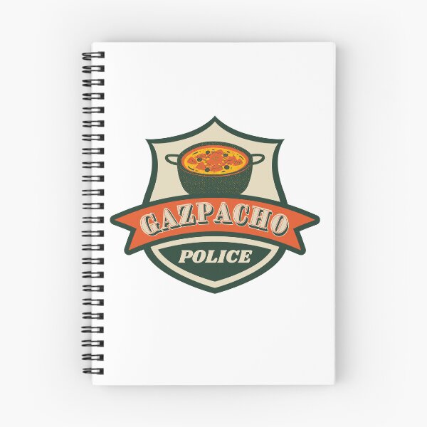 Item preview, Gazpacho Police Badge Vintage Colors designed and sold by ladylaughprints.