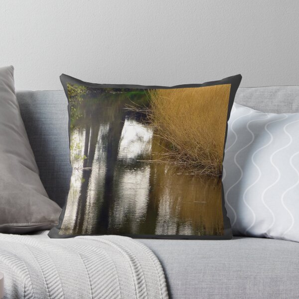Reed Reflections Throw Pillow