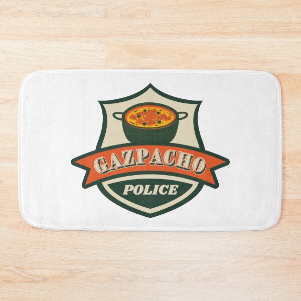 Item preview, Gazpacho Police Badge Vintage Colors designed and sold by ladylaughprints.
