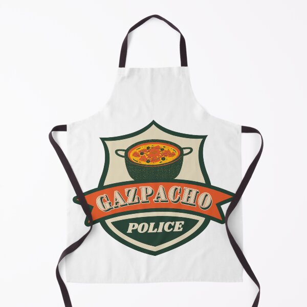 Item preview, Gazpacho Police Badge Vintage Colors designed and sold by ladylaughprints.