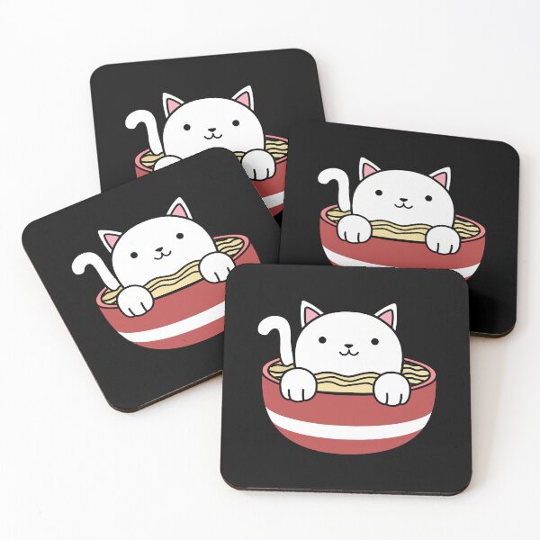 Item preview,  Cat Eating Ramen Cute Noodles designed and sold by Studioapartment.