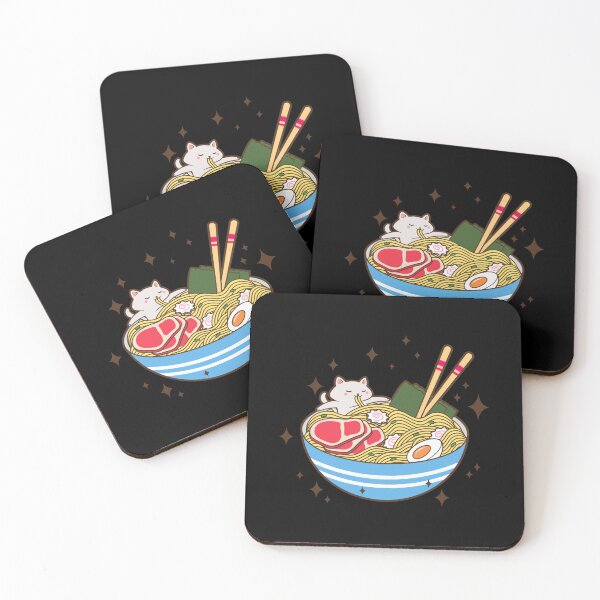 Item preview,  Cat Eating Ramen Cute Noodles designed and sold by Studioapartment.