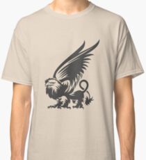 Griffin Engraving Emblem Classic T-Shirt