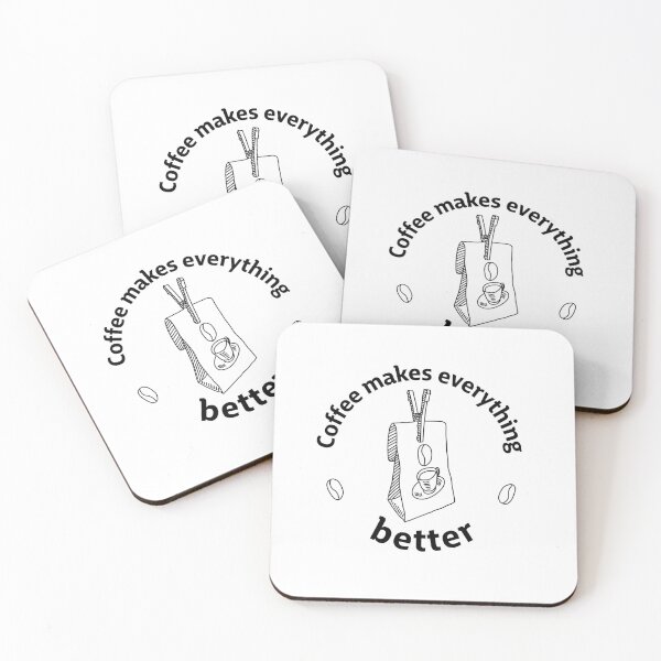 Item preview, Coffee makes everything better designed and sold by evk-art.