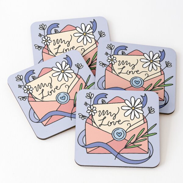 Item preview, Love Letter with Flowers designed and sold by murialbezanson.